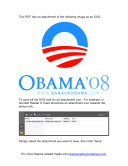 Obama '08 SVG PDF